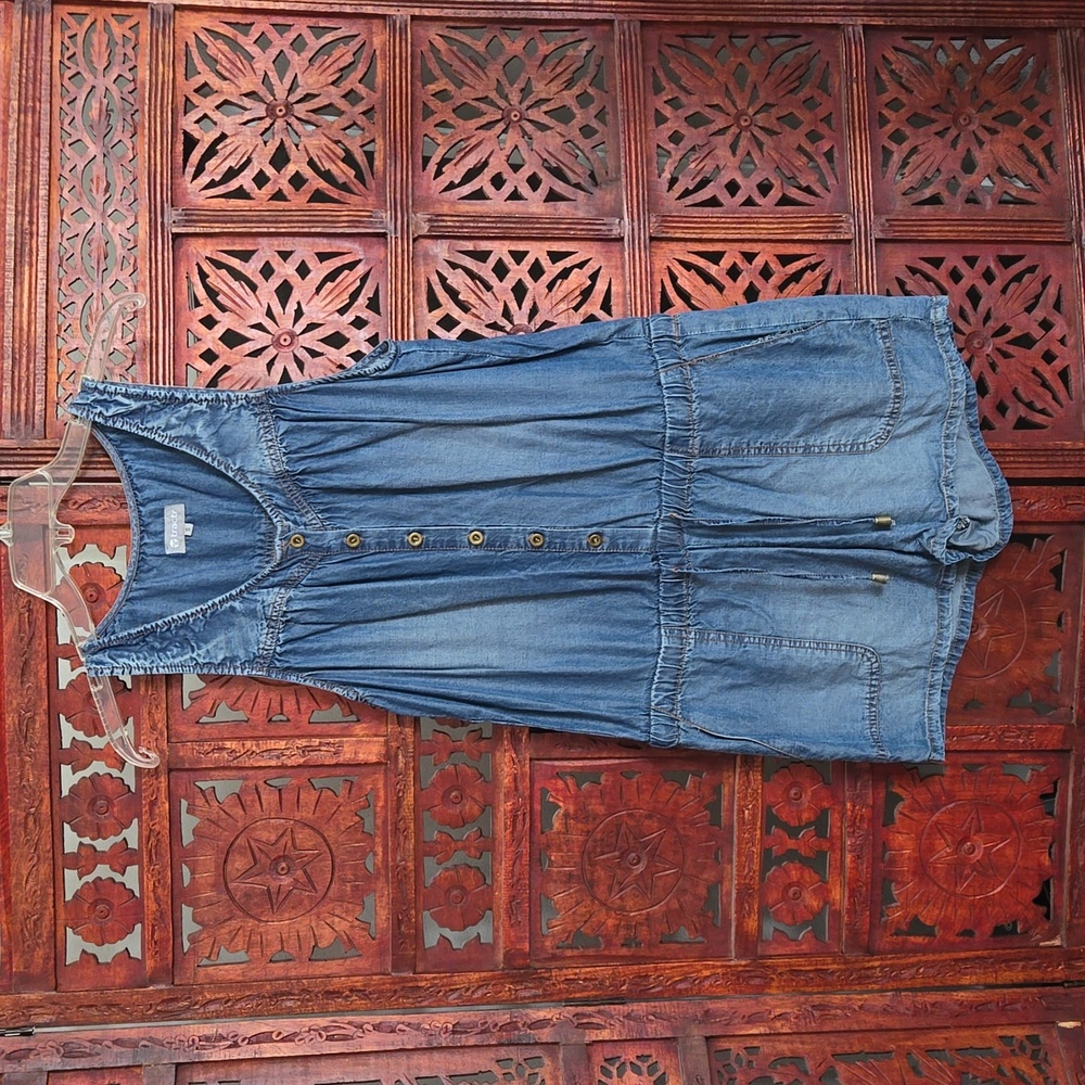Denim romper